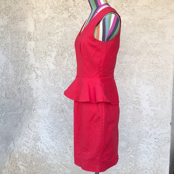 H&M Red Peplum Dress - Picture 5 of 8
